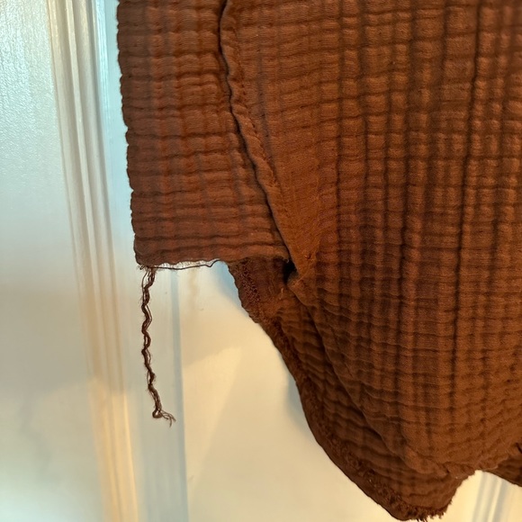 Zara Brown Button Down - Picture 3 of 3